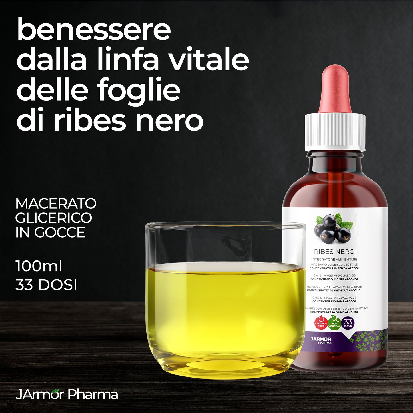 RIBES NERO - articolazioni, vie urinarie e benessere respiratorio (Soluzione Gocce)