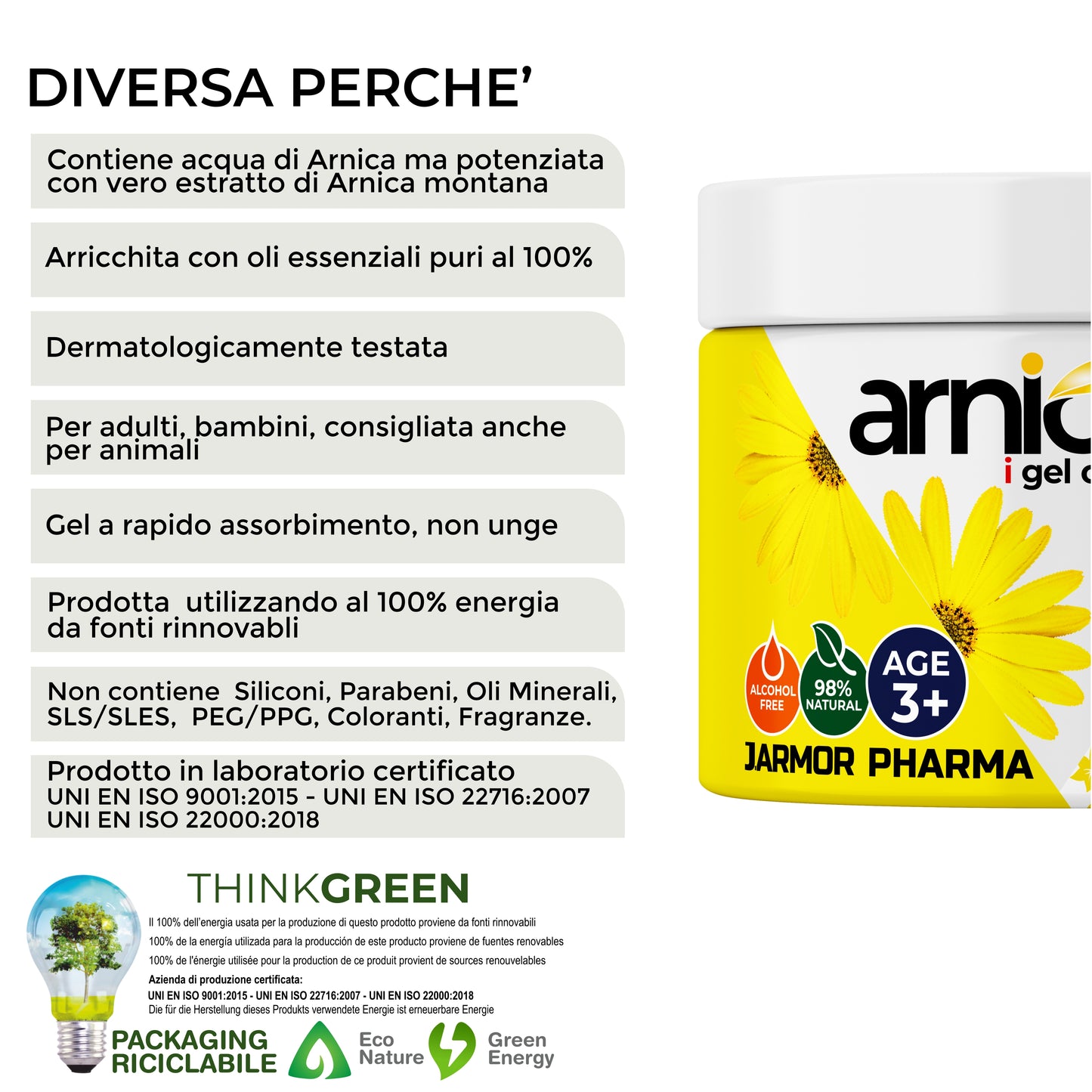 ARNICA - MASSAGGI DOLORI E CONTUSIONI (Gel)